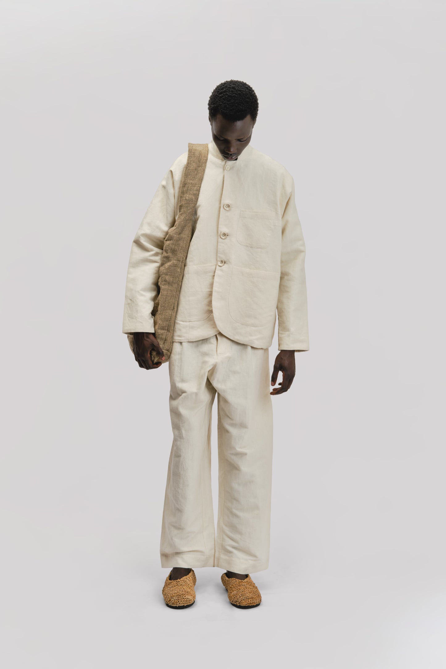 Single Bag – Handwoven Hemp – Natural