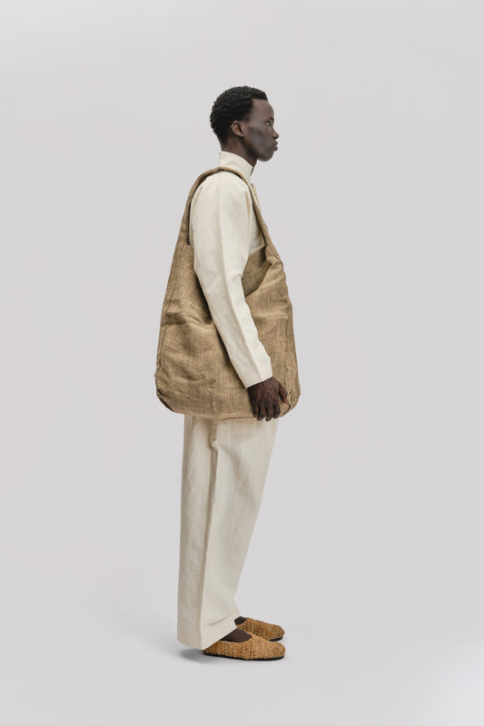 Single Bag – Handwoven Hemp – Natural