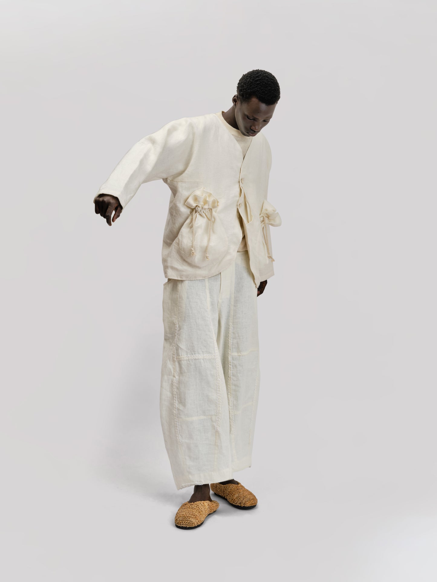 Beekeeper Jacket – Japanese Brushed Linen - White