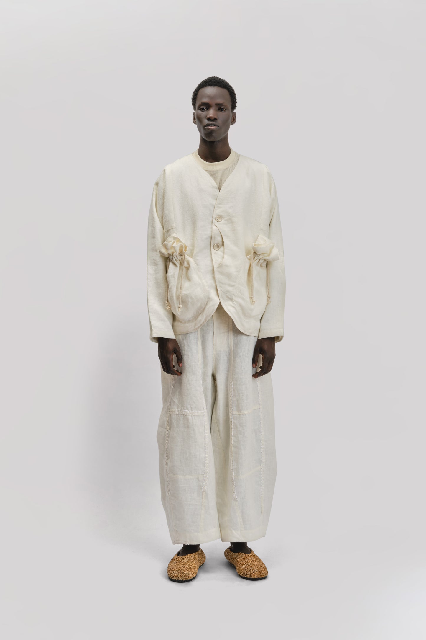 Beekeeper Jacket – Japanese Brushed Linen - White
