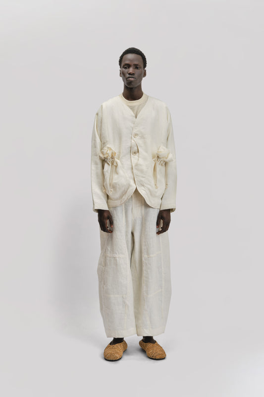 Beekeeper Jacket – Japanese Brushed Linen - White