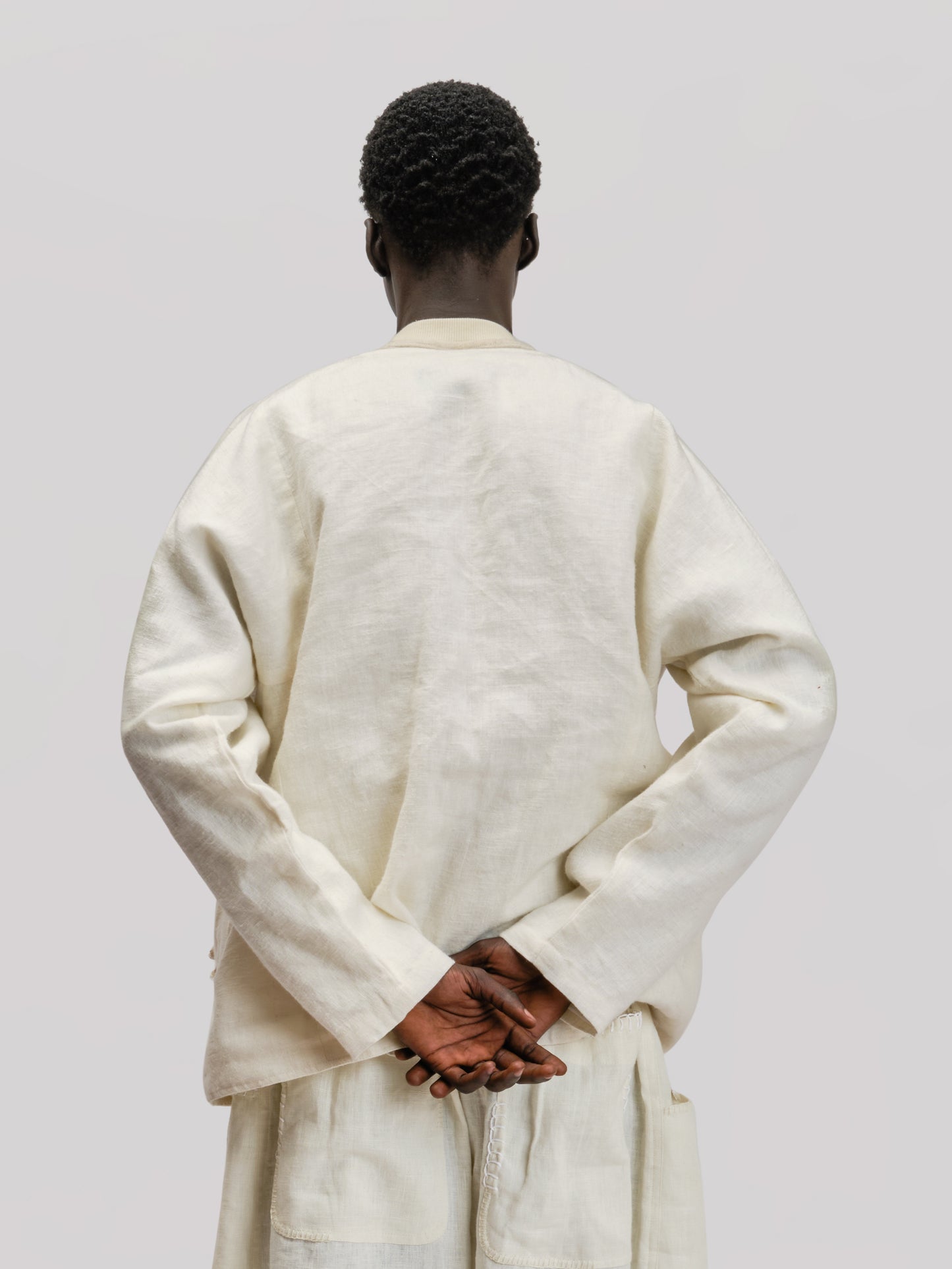 Beekeeper Jacket – Japanese Brushed Linen - White