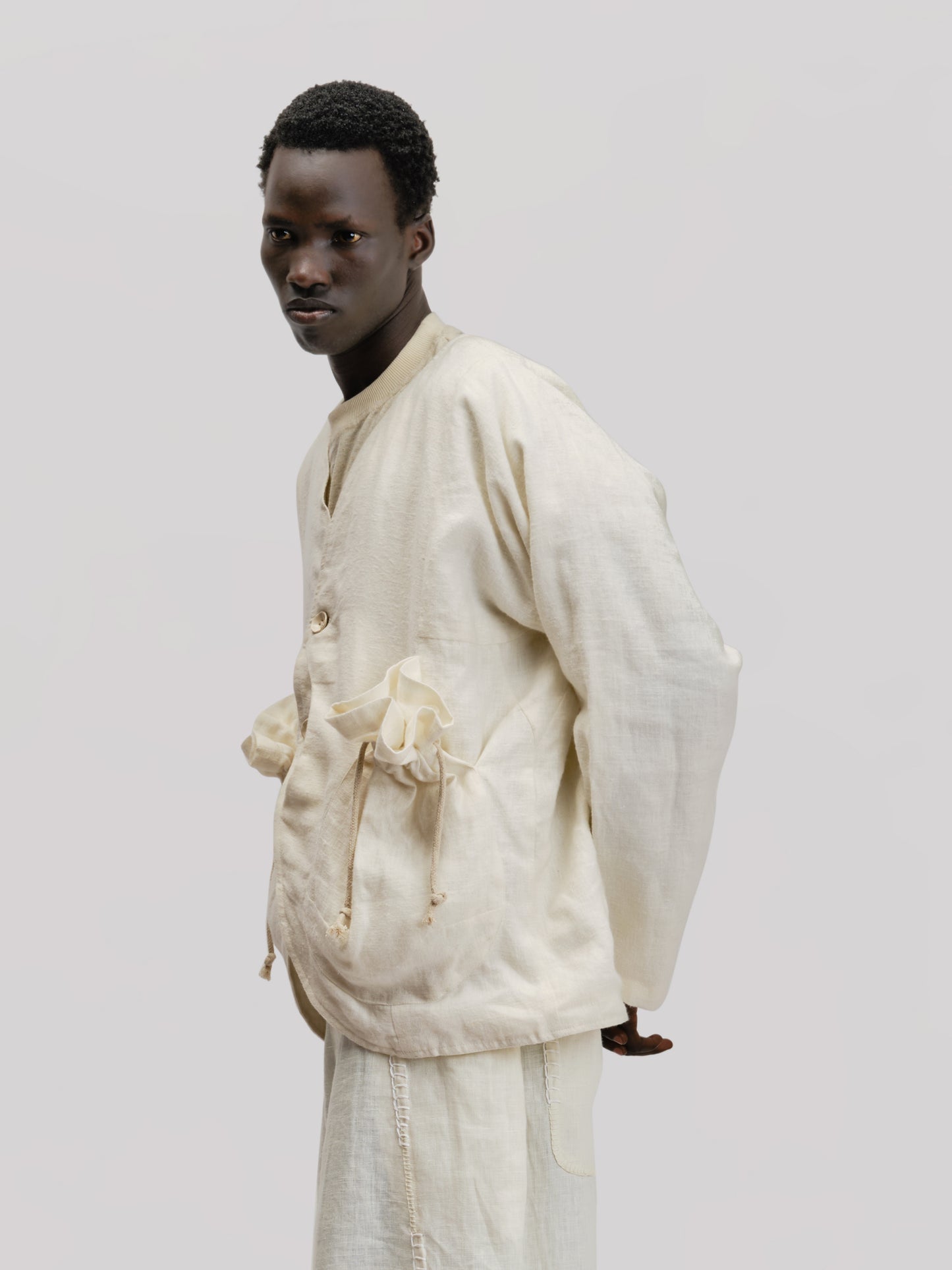 Beekeeper Jacket – Japanese Brushed Linen - White