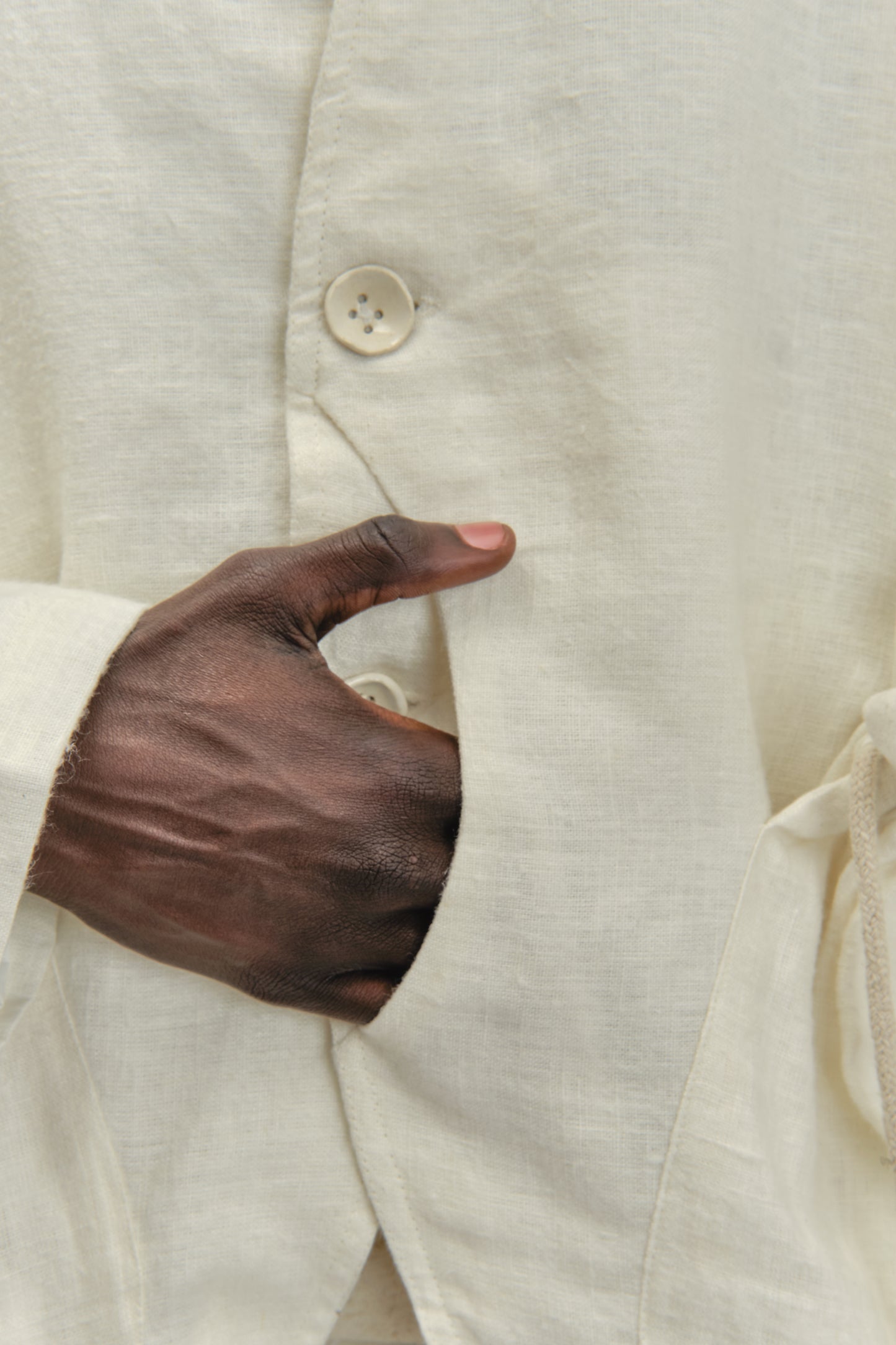 Beekeeper Jacket – Japanese Brushed Linen - White