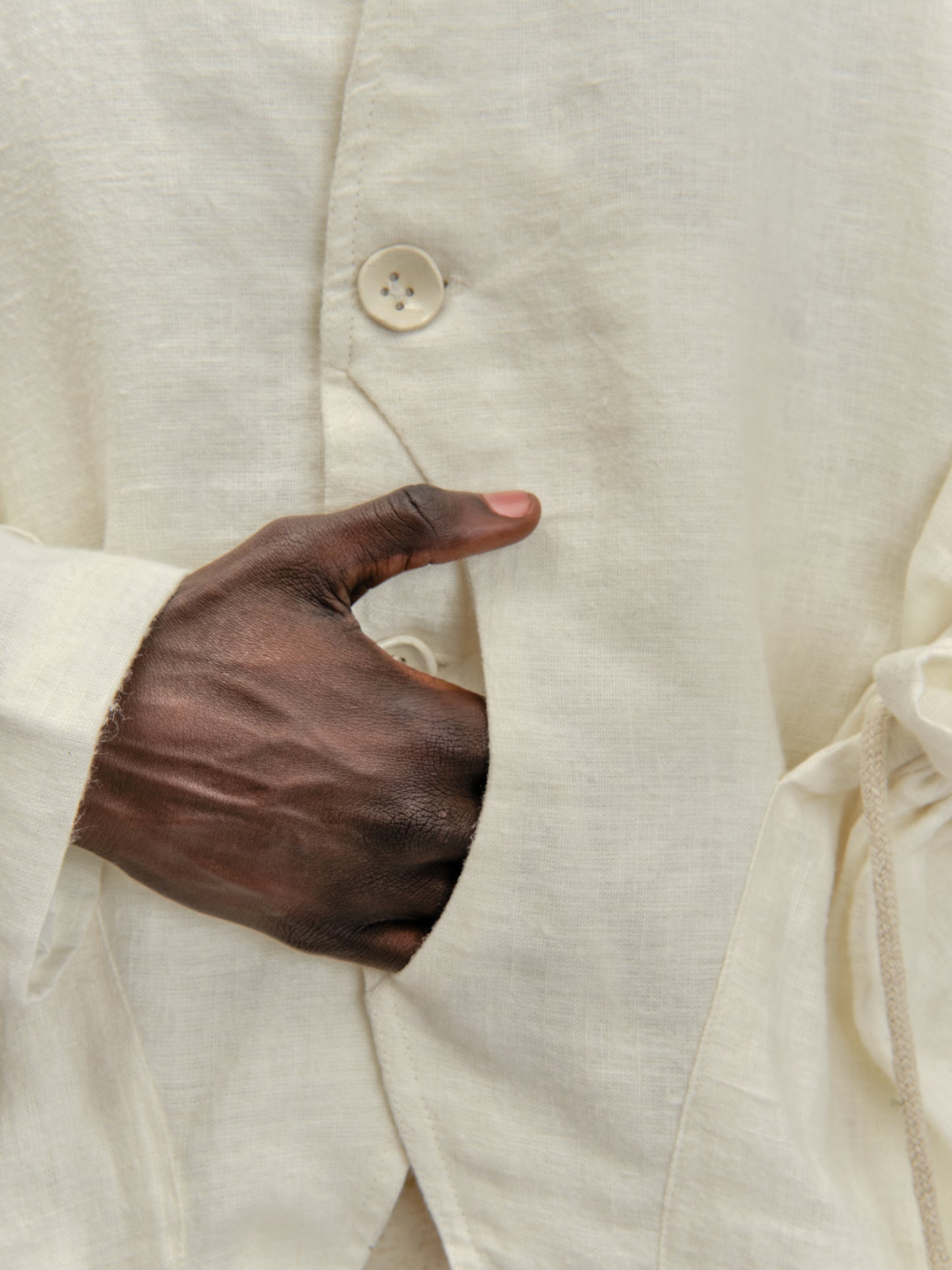 Beekeeper Jacket – Japanese Brushed Linen - White