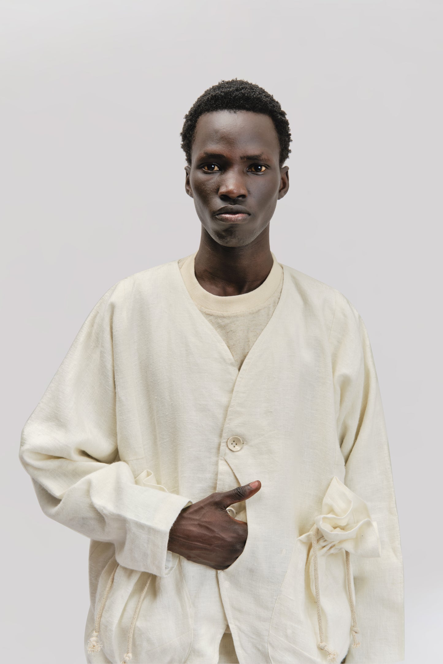 Beekeeper Jacket – Japanese Brushed Linen - White