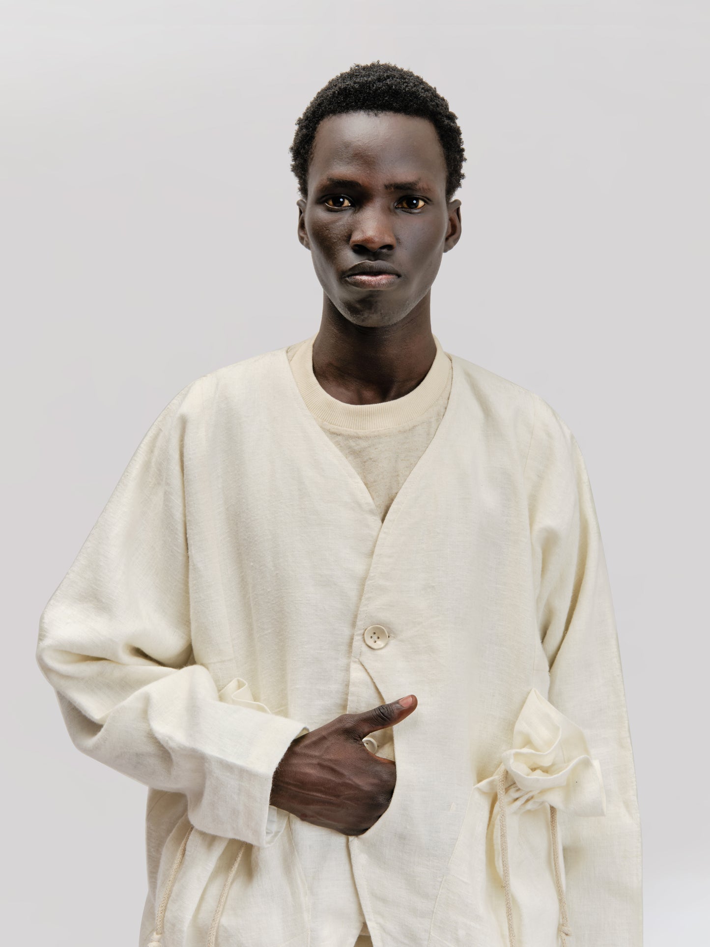 Beekeeper Jacket – Japanese Brushed Linen - White