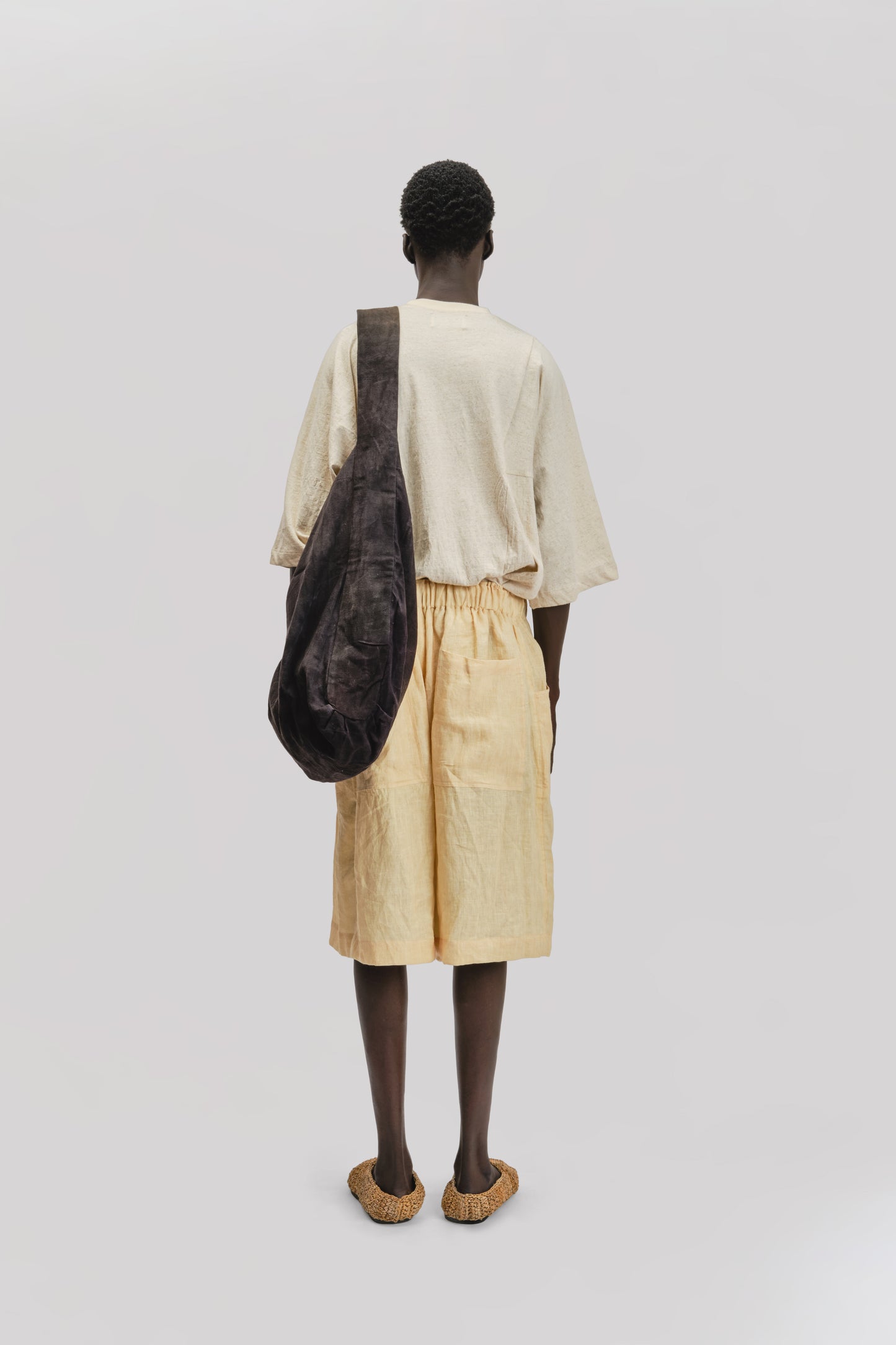 Single Bag – Naturally Dyed Cotton Canvas – Dark Monet