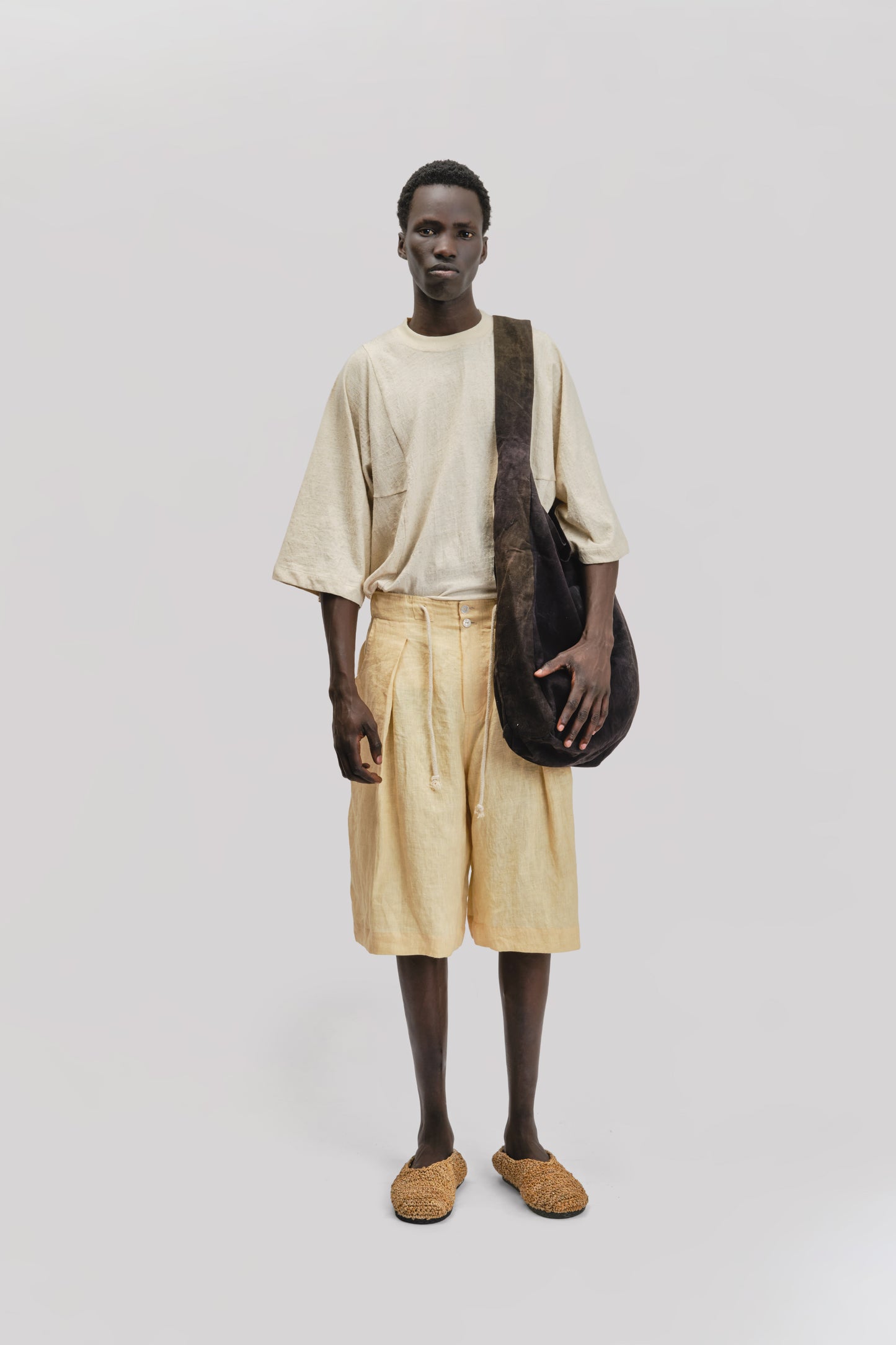 Single Bag – Naturally Dyed Cotton Canvas – Dark Monet