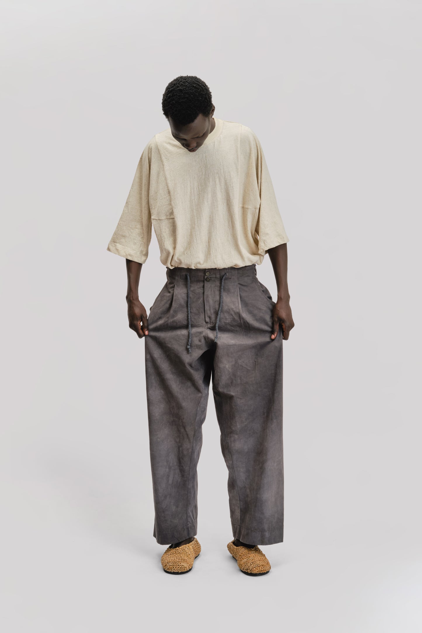 Farmer Pant – Paper Cotton – Grey