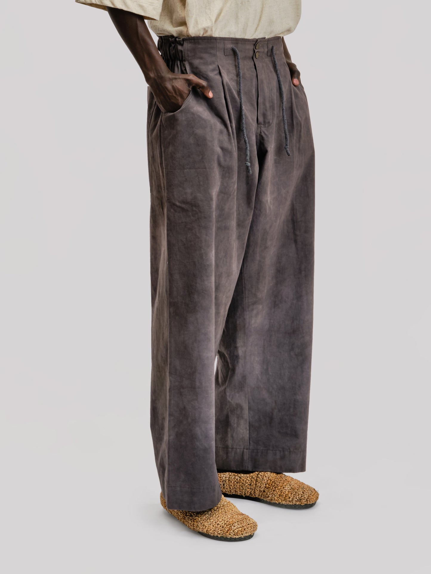 Farmer Pant – Paper Cotton – Grey