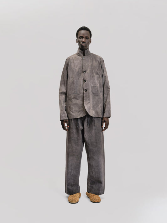 Fisherman Jacket – Paper Cotton – Grey