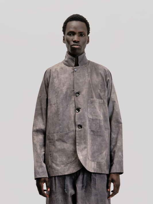 Fisherman Jacket – Paper Cotton – Grey