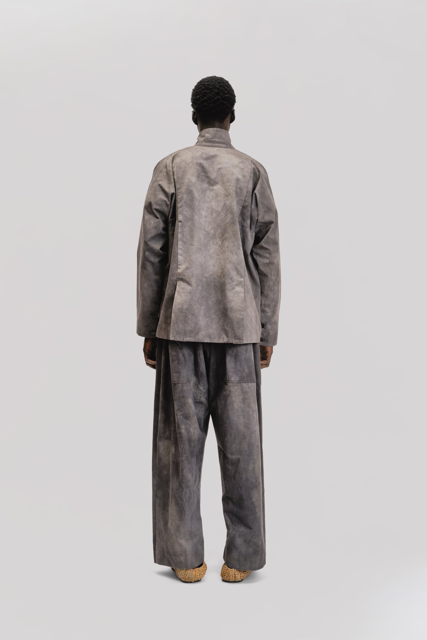 Fisherman Jacket – Paper Cotton – Grey