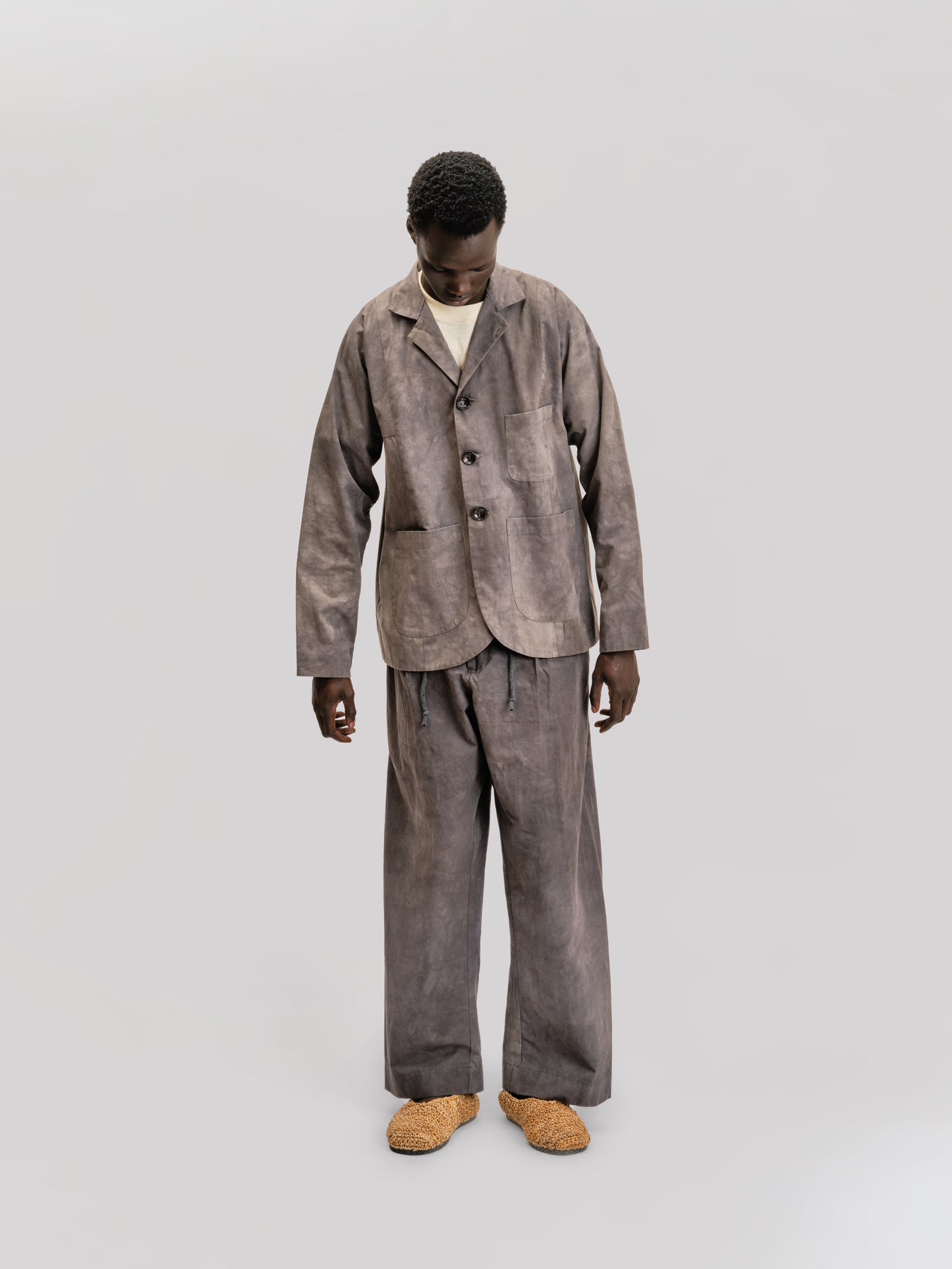 Fisherman Jacket – Paper Cotton – Grey