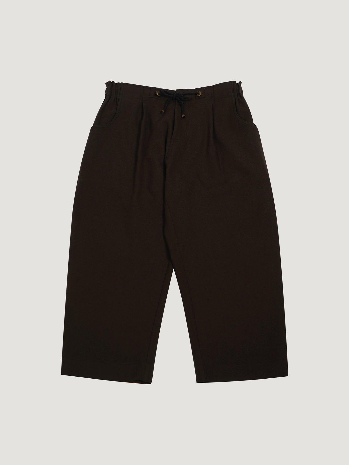 Farmer Pants – Boiled Wool – Dark Brown