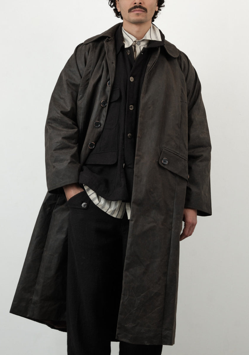 Farmer Coat – Heritage Wax Cotton – Black