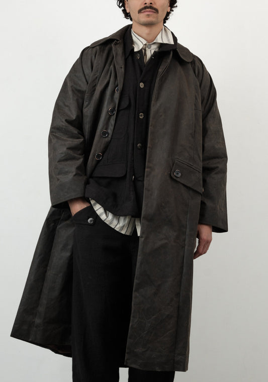 Farmer Coat – Heritage Wax Cotton – Black