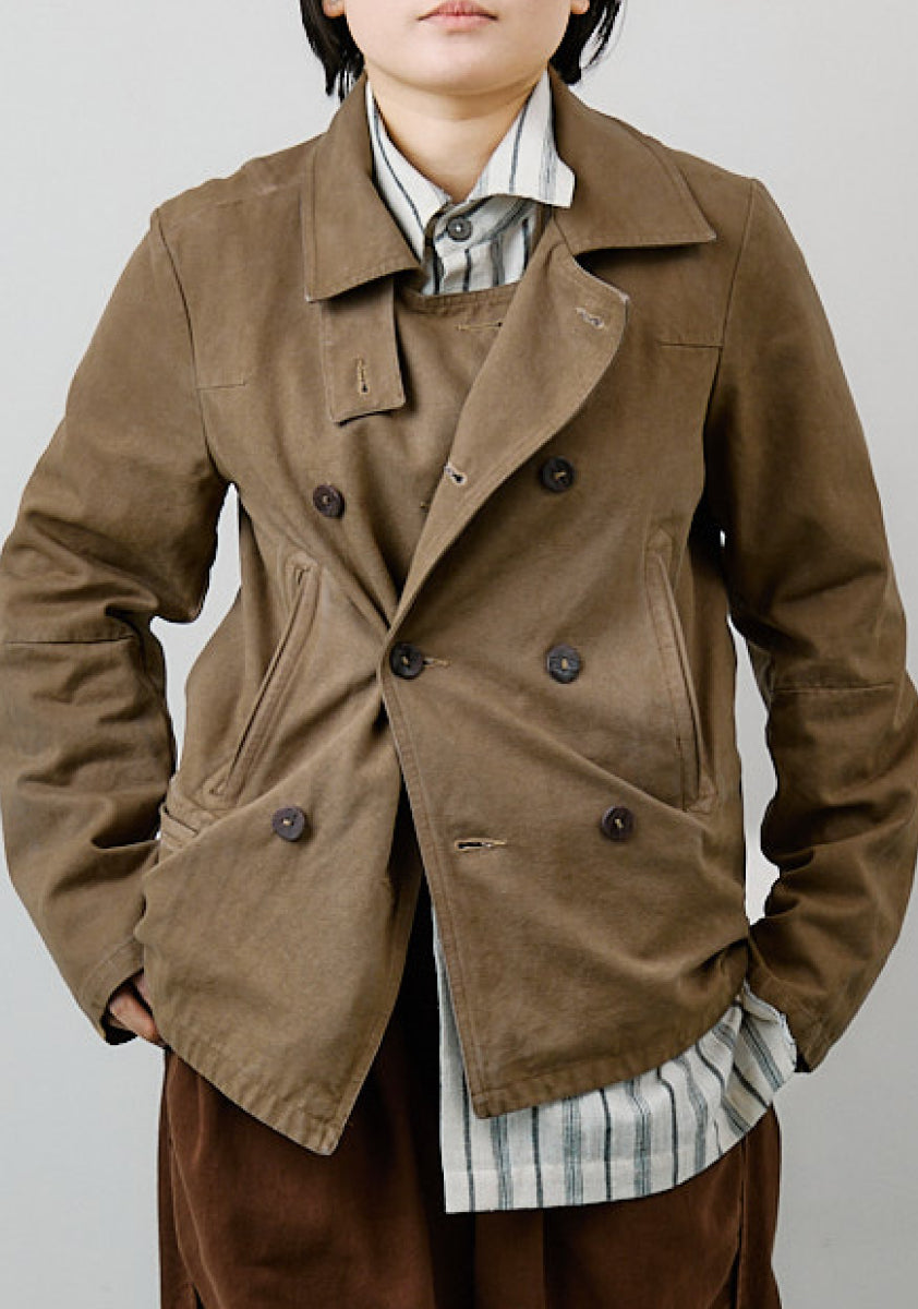 Sailor Jacket – Stonewashed Duck Canvas – Light Brown