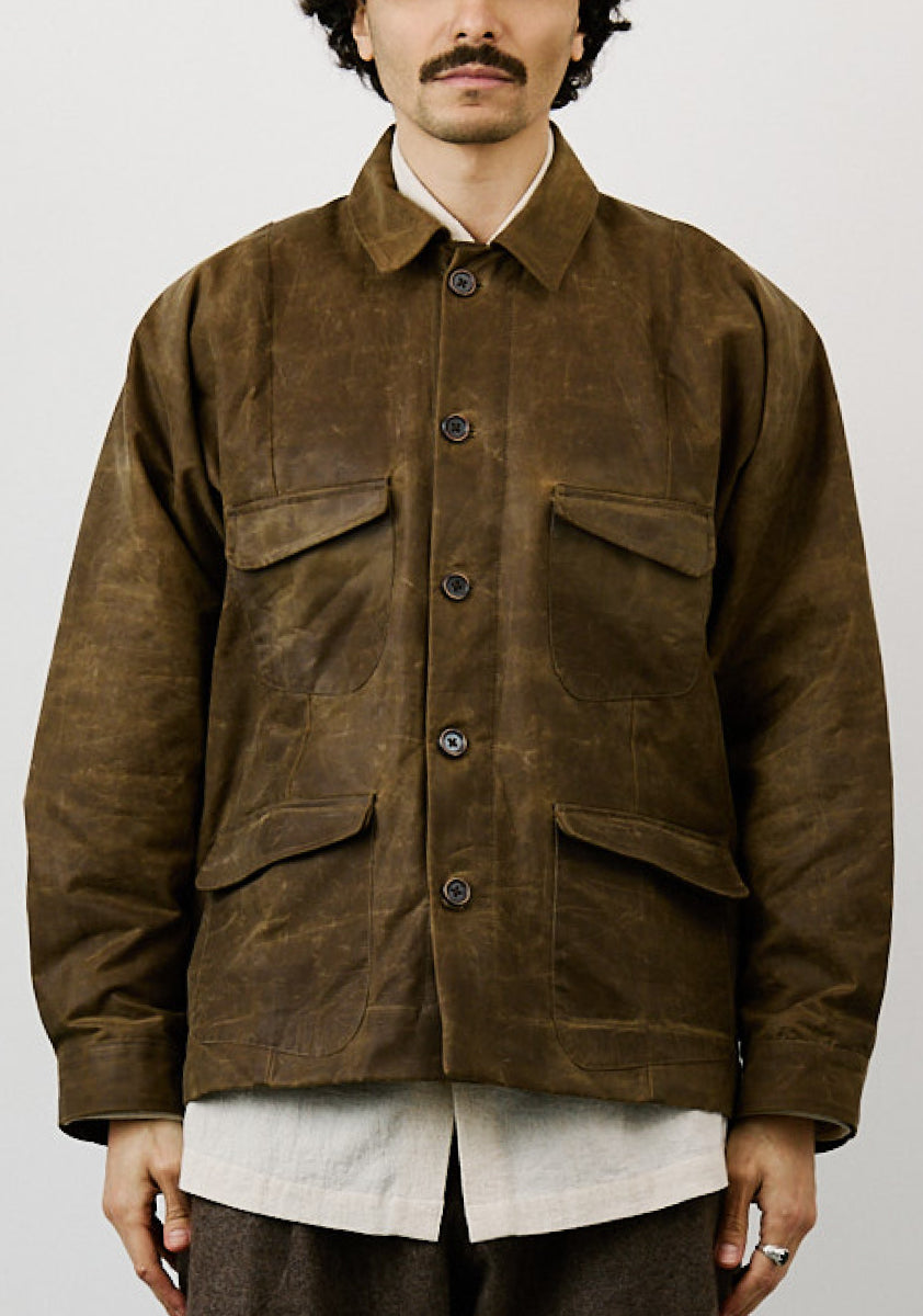 Farmer Jacket – Wax Cotton – Brown