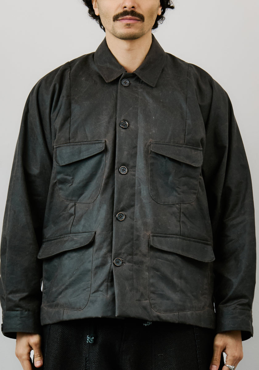 Farmer Jacket – Wax Cotton – Dark Brown