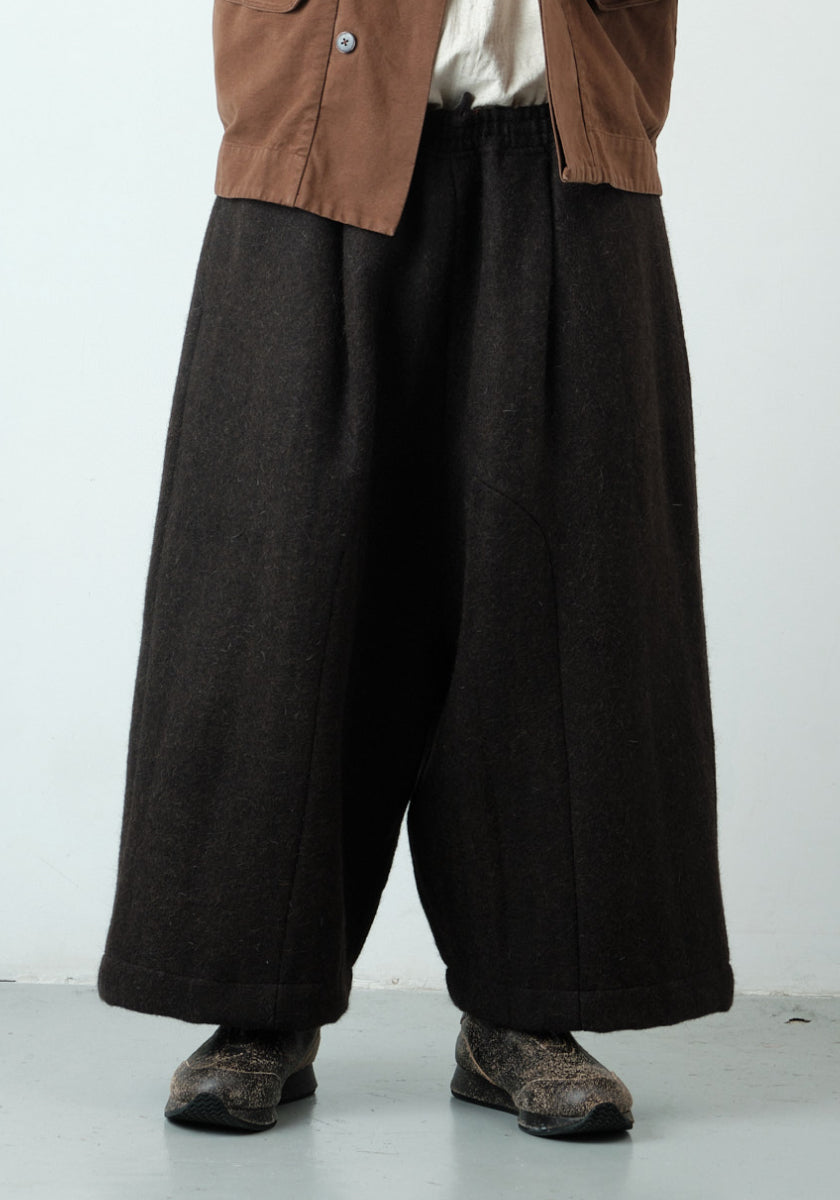 Hobo Pant – Yak & Sheep Wool – Black Brown