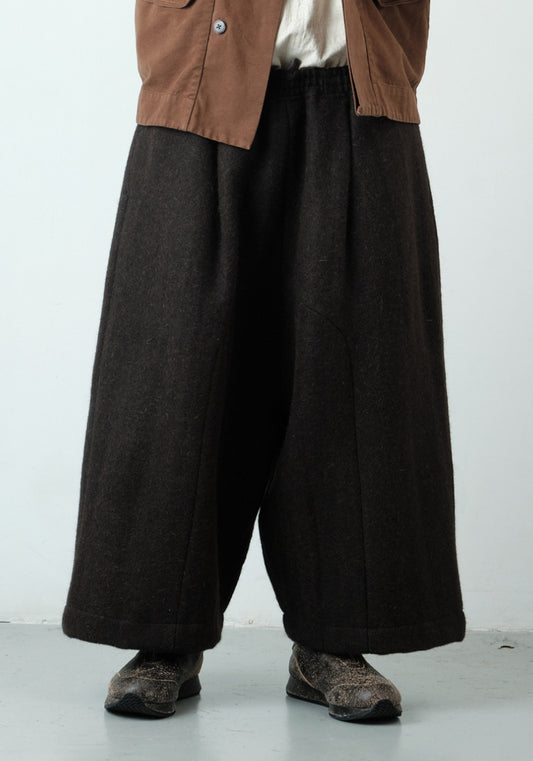 Hobo Pant – Yak & Sheep Wool – Black Brown
