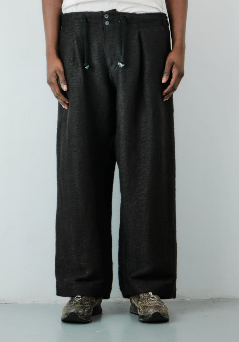 Farmer Pant – Handwoven Organic Cotton – Black