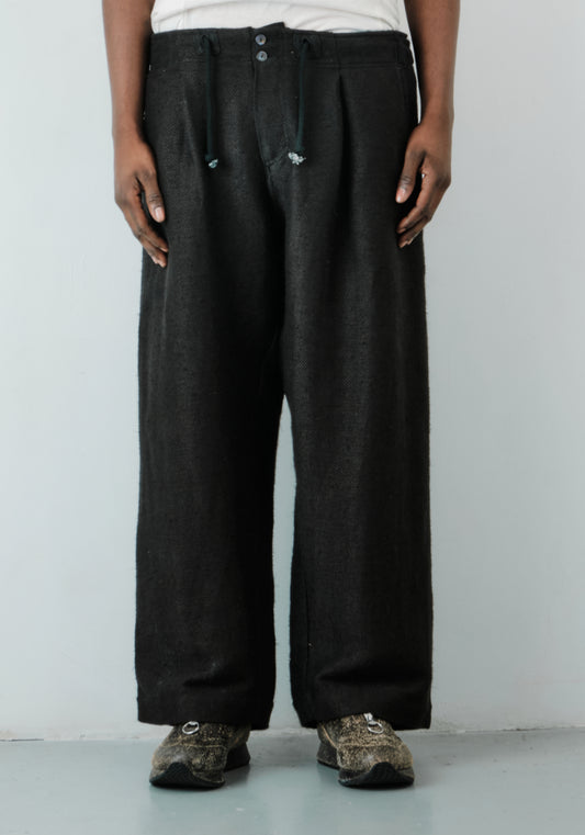 Farmer Pant – Handwoven Organic Cotton – Black