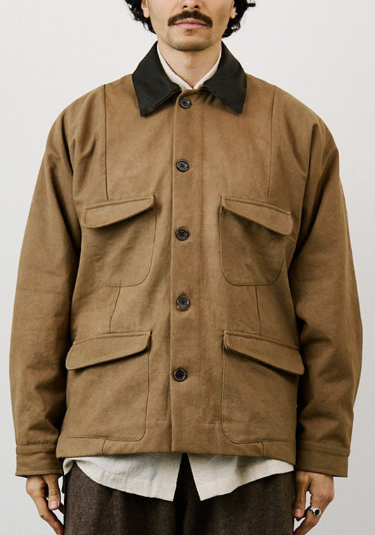 Farmer Jacket – Stonewashed Duck Canvas – Antique Brown